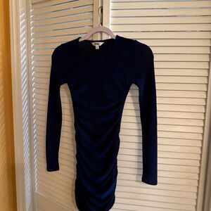 BB Dakota by Steve Madden Navy Long Sleeve Dress